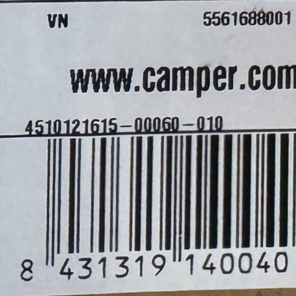 NIB Camper Right Nana flats Velocity Orange EU40 - Picture 9 of 9